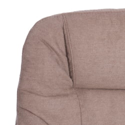 Кресло COMFORT Lux (22) metalBL ткань, светло-коричневый, KUB 03