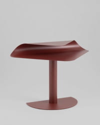 Журнальный столик Cornea металл бордовый