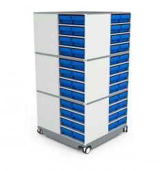 Поворотная кассетница КП-01 синий