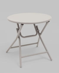 Комплект складной мебели для сада Солей светло-серый / Soley