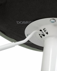 Стул барный ДОБРИН ТАИЛОР ВХИТЕ (пудрово-мятный велюр (МДЖ9-87)) 2 шт / DOBRIN TAILOR WHITE (MJ9-87))