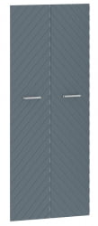 Двери высокие Torr LUX TLHD 42-2 Серо-голубые Двери высокие Torr LUX TLHD 42-2 Серо-голубые