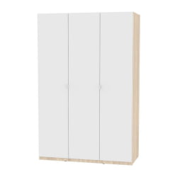 Шкаф распашный R-198х135х60-1-TR(ДСС-Белый)