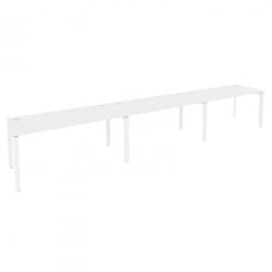 Рабочая станция на П-образном м/к ОНИКС О.МП-РС-3.4.7 Белый Бриллиант / ONIX O.MP-RS-3.4.7