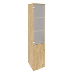 Шкаф высокий узкий левый ОНИКС О.СУ-1.2(Л) Тиквуд Светлый / ONIX O.SU-1.2(L)
