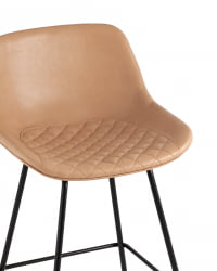 Стул полубарный Деймон (ПБ) экокожа Бежевый