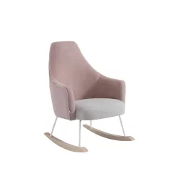 Кресло-качалка Micuna (Микуна) Wing/Moom waterwood текстиль pink tierra/light grey
