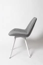 Стул К 21 white Серый (RS26\б) Стул К 21 white Серый (RS26\б)