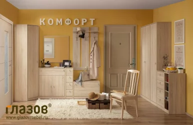 Прихожая композиция 9 Комфорт Дуб Сонома
