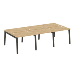 Рабочая станция ОНИКС ВООД ОВ.Д.РС-6.1.7 Тиквуд Светлый/Темный / ONIX WOOD OW.D.RS-6.1.7