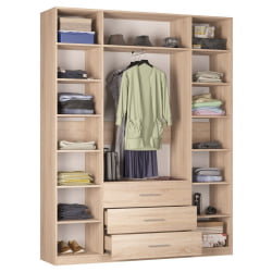 Шкаф распашный R-230х180х45-3-M(ЯШТ-ЯШС)