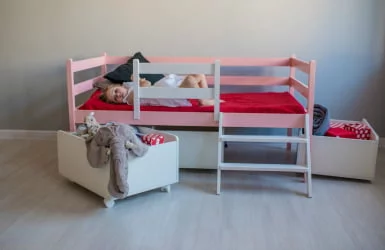 Кровать детская RooRoom VK-9р Розовая