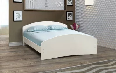 Кровать на уголках №2 1200*2000 Ясень Шимо светлый