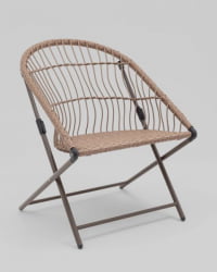 Комплект складной мебели для сада Солей коричневый / Soley