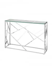 Консоль АРТ ДЕКО 115x30 Серебро