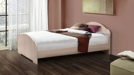 Кровать на уголках №1 1200*2000 Вишня Оксфорд