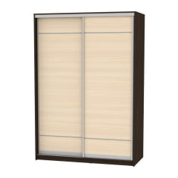 Шкаф-купе B-230х160х60-2(Венге-ДМ-D7D7)