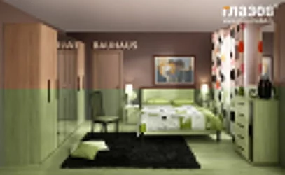 Спальня композиция 2 BAUHAUS Дуб Сонома/Орех шоколадный
