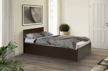 Кровать на уголках №4 1200*1900 Дуб млечный