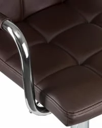 Стул барный DOBRIN KRUGER ARM Коричневый Стул барный DOBRIN KRUGER ARM Коричневый