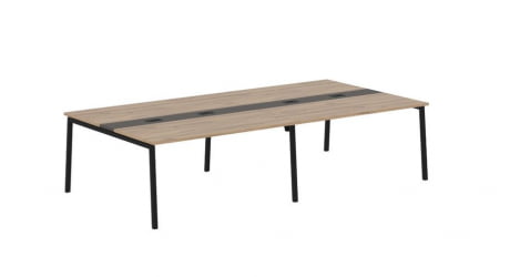 Переговорный стол ЕДИС ЕЛCТ 3116 Дуб Денвер светлый Мокко Черный / EDIS ELCT