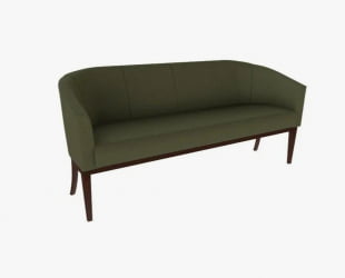 Диван с деревянными ножками Вальтер С-06/3