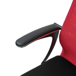 Кресло руководителя BRABIX PREMIUM Ultimate EX-801 хром Черное/красное