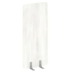 Перегородки на металлических опорах на фетровых подпятниках Р-лине ДП.Ф-80-180 Снежная Патина / R-line DP.F-80-180