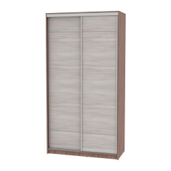 Шкаф-купе коричневый Б-220х120х60-3(ЯШТ-ЯШС-Д7Д7) / B-220х120х60-3(ЯШТ-ЯШС-D7D7)