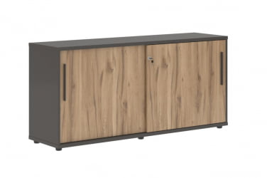 Шкаф с дверьми-купе EDIS ELC 1643 Дуб Денвер светлый Мокко Мокко