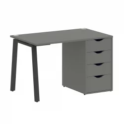 Стол письменный HOME OFFICE VR.SP-3-118.4.A Металлик/Антрацит металл Стол письменный HOME OFFICE VR.SP-3-118.4.A Металлик/Антрацит металл