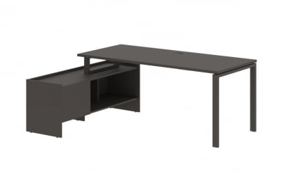 Стол с тумбой ЕДИС ЕУCТ 19814 Мокко / EDIS EUCT