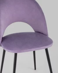 Стул Меган велюр Сиреневый