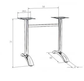 Подстолье обеденное DOBRIN DARREN WIDE
