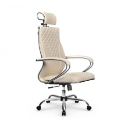 Кресло руководителя Metta L 2c 44C/K116 Infinity Easy Clean (MPES) Комплект 5 Молочное