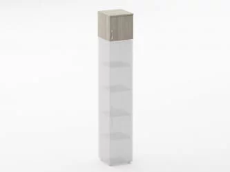 Антресоль Glassy 6.04.13Пр Дуб сантана светлый