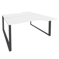 Рабочая станция на О-образном м/к ОНИКС О.МО-Д.СА-1 Белый Бриллиант/Антрацит / ONIX O.MO-D.SA-1