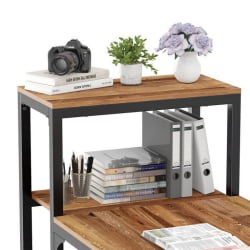 Письменный стол с полками EUREKA ZX-SH140A-RW с шириной 140 см Reclaimed Wood