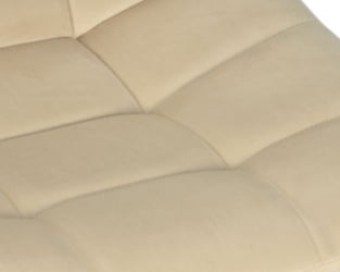 Стул барный ДОБРИН ТАИЛОР ВХИТЕ (бежевый велюр (МДЖ9-10)) 2 шт / DOBRIN TAILOR WHITE (MJ9-10))