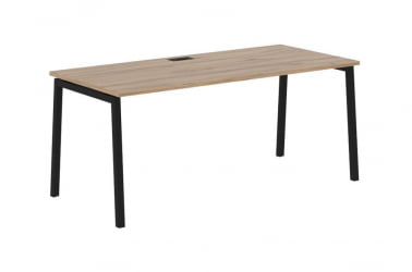 Стол письменный ЕДИС ЕЛСТ 1780 Дуб Денвер светлый Черный / EDIS ELST