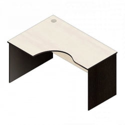 Стол компьютерный угловой Р.СКУ-14 (левый) дуб молочный