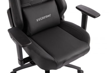 Кресло геймерское Еверпроф Блаcкшот Экокожа Черный / Everprof Blackshot