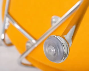 Кресло DOBRIN EMILY Желтая ткань AF13