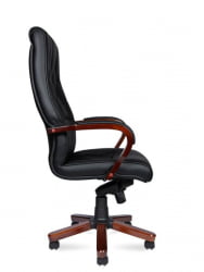 Кресло офисное Боттичелли P2338-L02 leather Черный