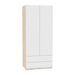 Шкаф распашный R-198х90х45-3-PO(ДСС-Белый)