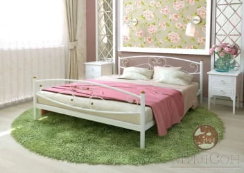 Кровать Каролина Plus 1200х1900 Белая