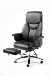 Кресло офисное Парламент H-2021-35 black leather Черный Кресло офисное Парламент H-2021-35 black leather Черный