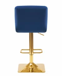 Стул барный ДОБРИН ГОЛДИЕ Синий велюр МДЖ9-117 / DOBRIN GOLDIE MJ9-117