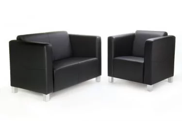 Кресло Милано Комфорт Кр Санторини 401 (черный) Категория 1