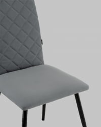 Стул Кристенсен велюр серый